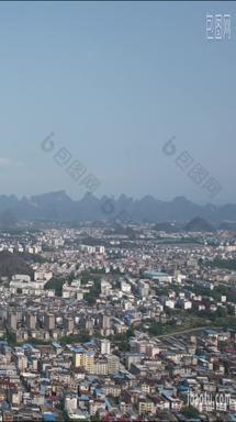 广西桂林城市建设航拍
